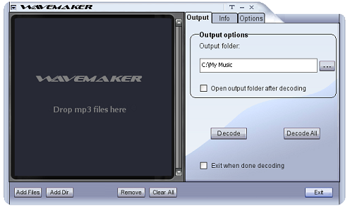 WaveMaker Screenshot
